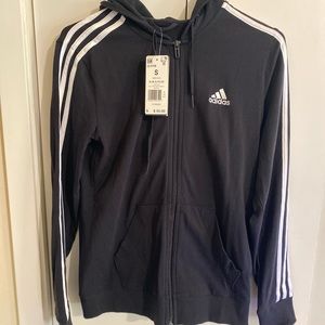 Adidas Essentials Fleece 3-Stripes Full-Zip hoodie